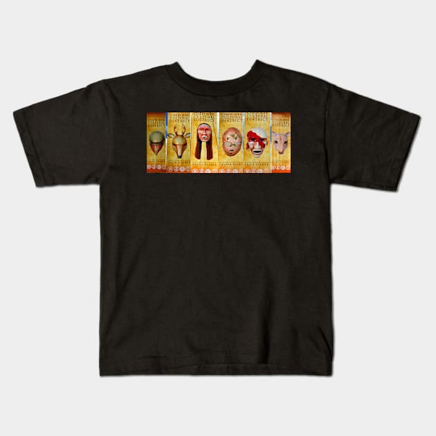 Cherokee Clans welcome banners Kids T-Shirt by dltphoto